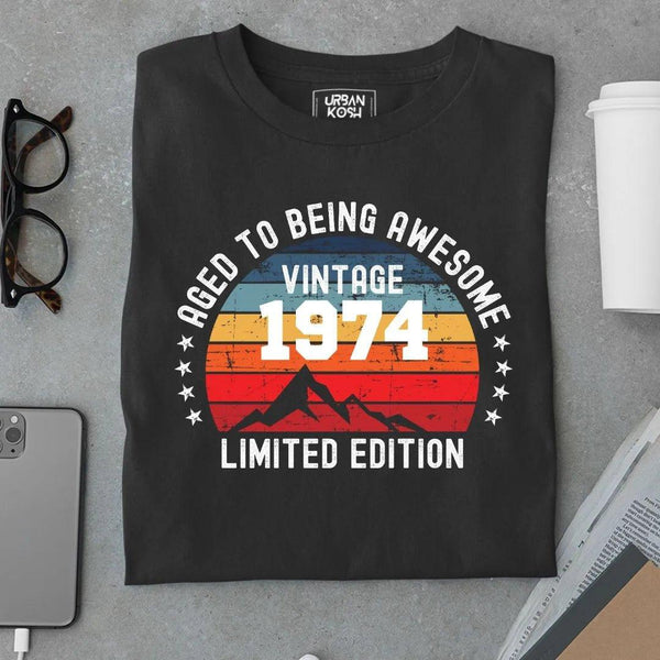 Aged to be Awesome Vintage 1974 Limited Edition