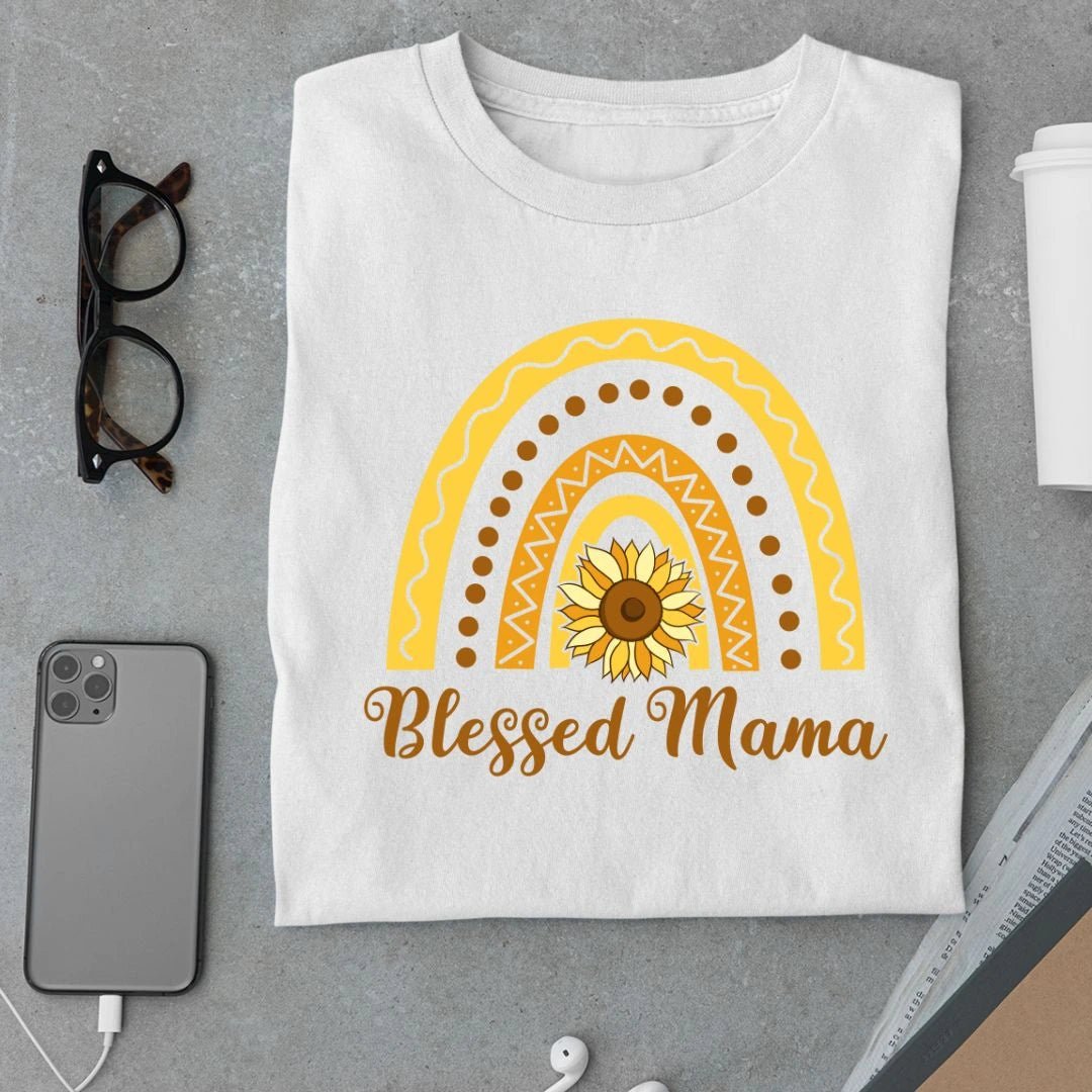 Blessed Mama T Shirt - Urban Kosh