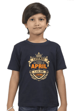 Load image into Gallery viewer, Legends are Made in April and I am the Legend Kids T Shirt - Urban Kosh
