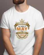 Load image into Gallery viewer, Legends are Made in May and I am the Legend T Shirt
