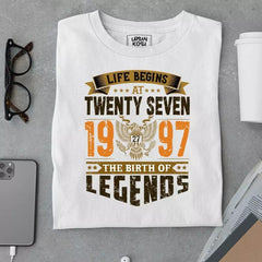 Life Begins at 27, 1997 The birth of Legends