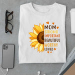 Load image into Gallery viewer, Mom Sunflower T Shirt
