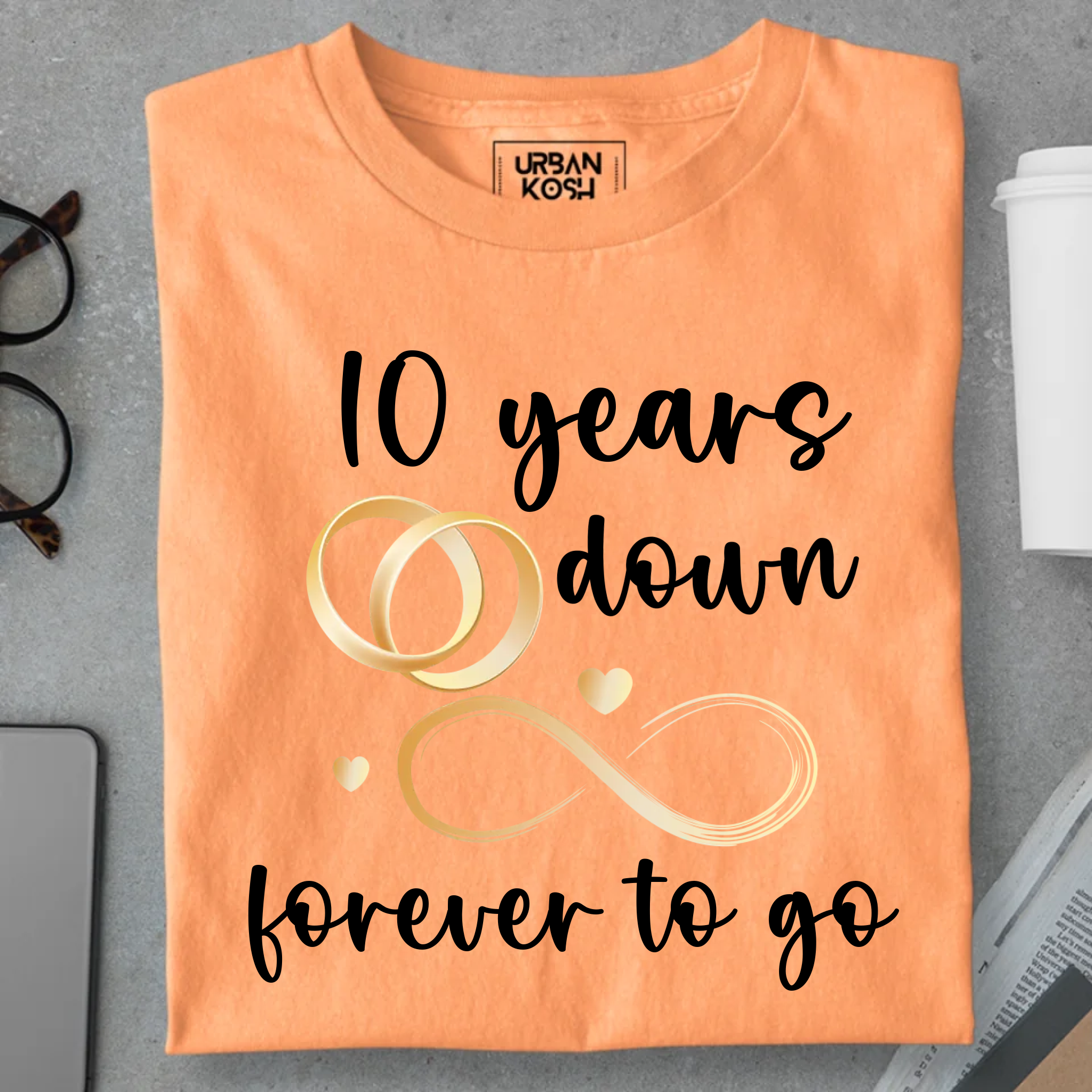 [Personalised] Forever To Go Premium T-Shirt – Valentine’s Day Special