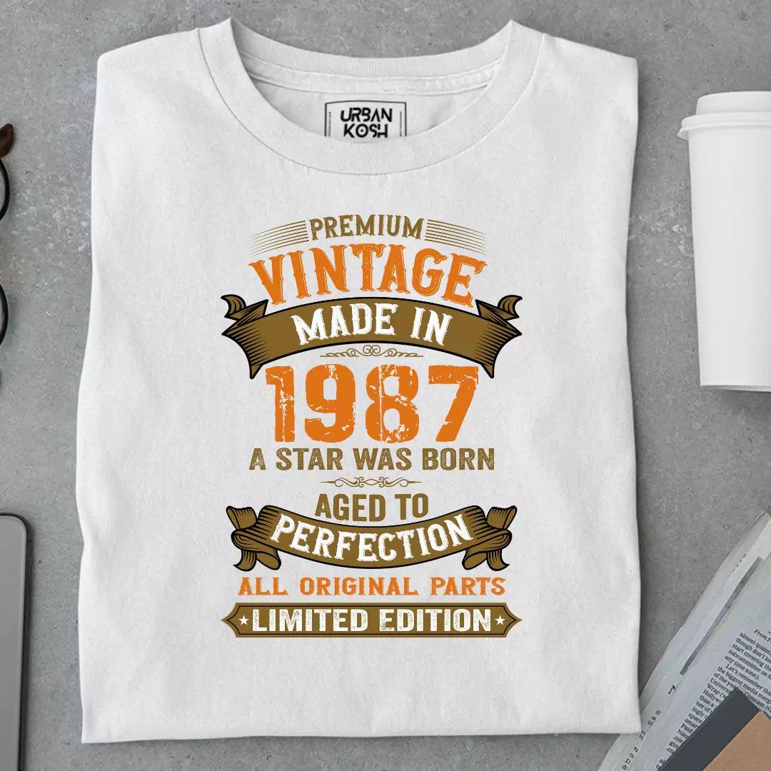 Made In 1987 Premium Vintage Made in 1987 | Birthday | Urban Kosh
