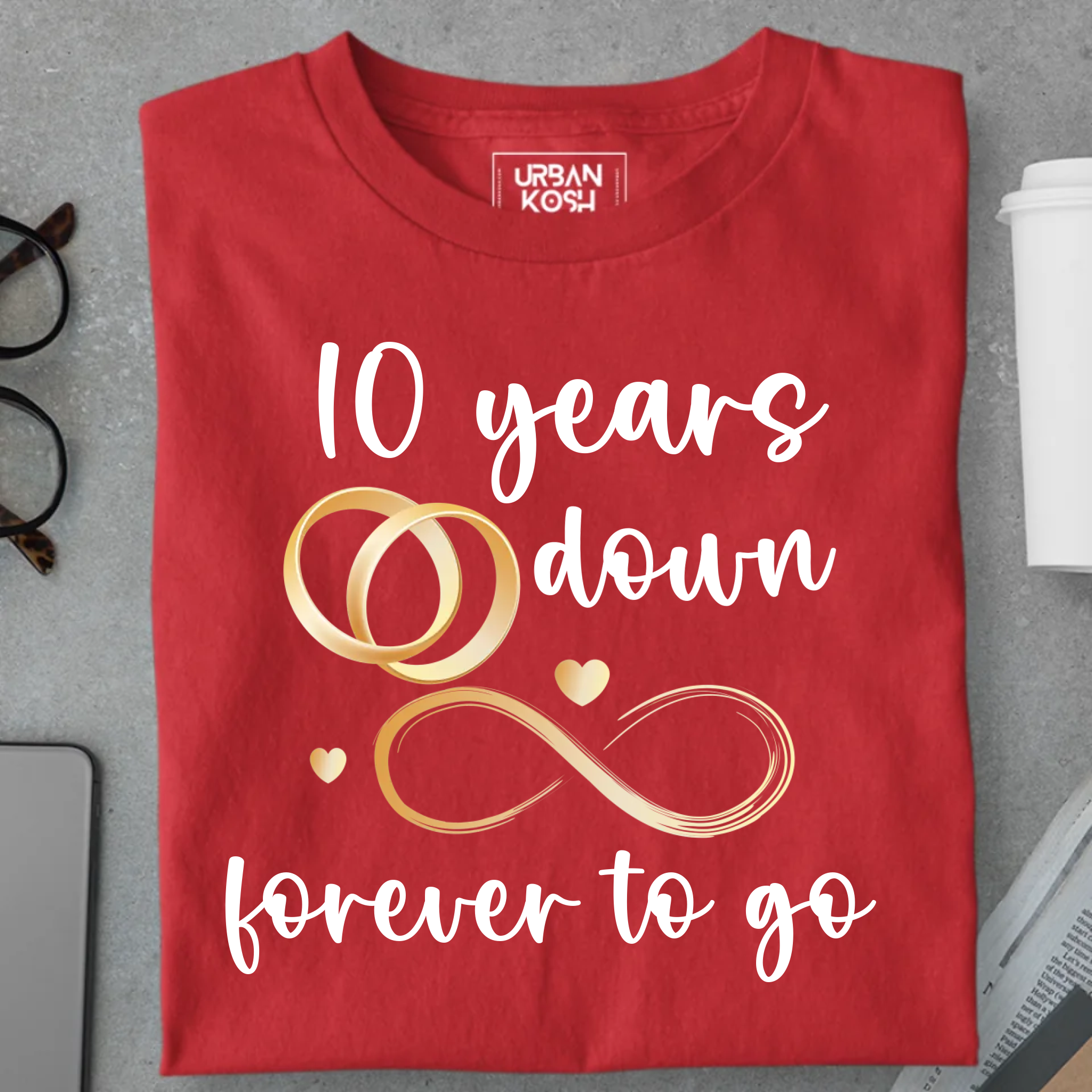 [Personalised] Forever To Go Premium T-Shirt – Valentine’s Day Special