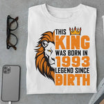 Load image into Gallery viewer, This King was born in 1993 Legend T Shirt
