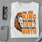 Load image into Gallery viewer, This King was born in 1997 Legend T Shirt
